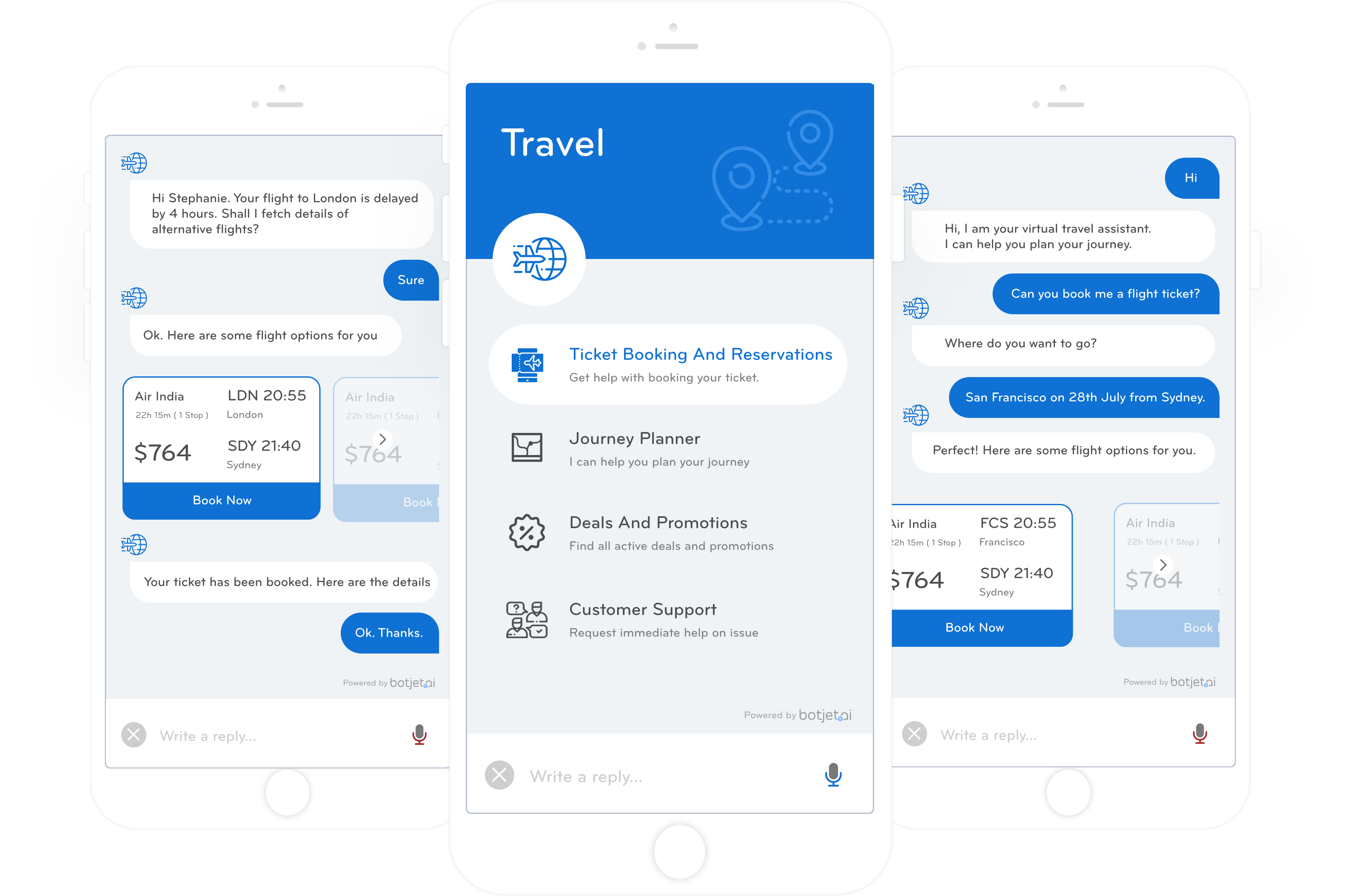 Botjet - AI Travel usecase